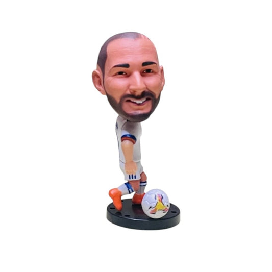 Karim Benzema Soccer Action Figure Ballon d'Or Winner Miniature Toy
